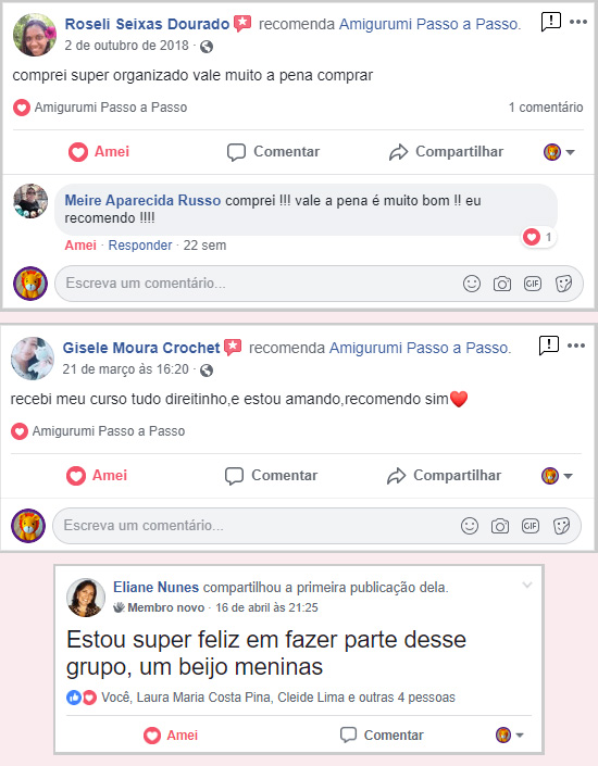 comentários no facebook